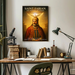 Saint Fabian The Pontiff of Peace Poster PosterGoat