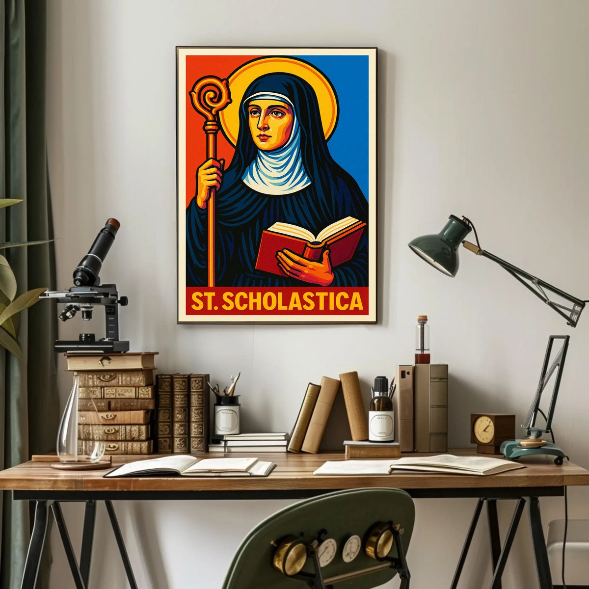 St. Scholastica Poster