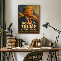 Donald Trump 47Th President Poster