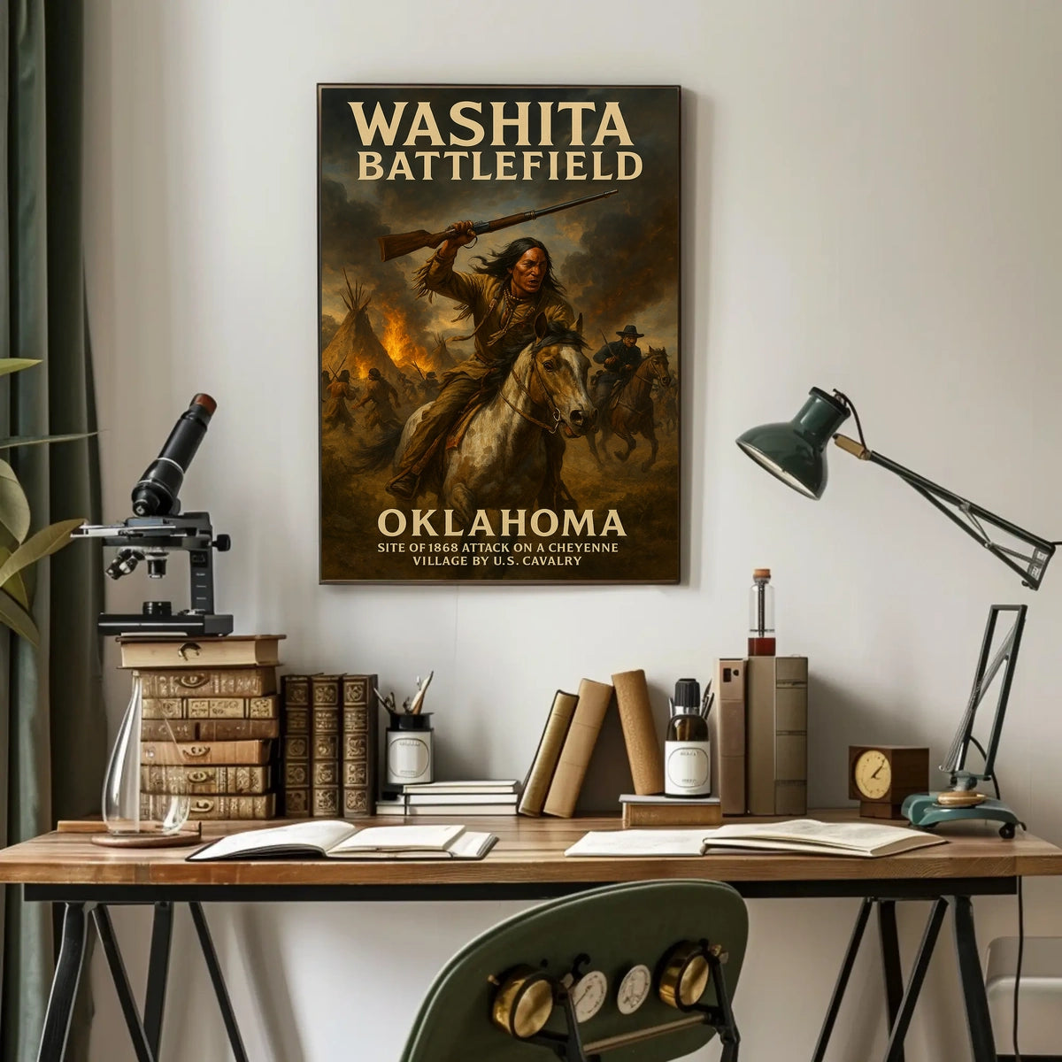 Washita Battlefield Poster