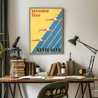 Sunshine And Surf Australia Poster