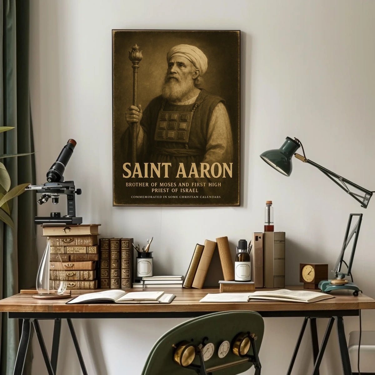 Saint Aaron Brother Of Moses Poster