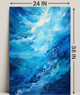 Oceanic Whirl Poster