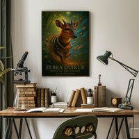Zebra Duiker Spirit of the Forest Poster