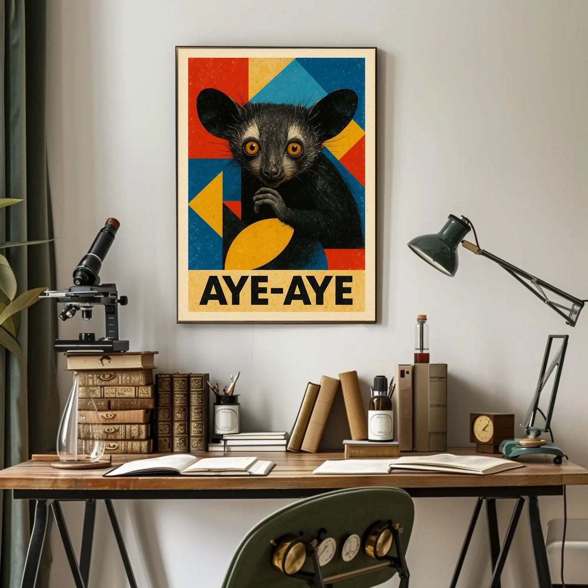Aye-Aye Art Poster