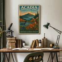 Acadia National Park Nature Serenity National Park Poster