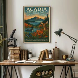 Acadia National Park Nature Serenity National Park Poster