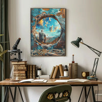 Through The Ruins Poster Art Print Decor PosterGoat
