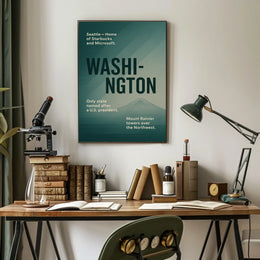 Washington A Tribute To The Evergreen Poster