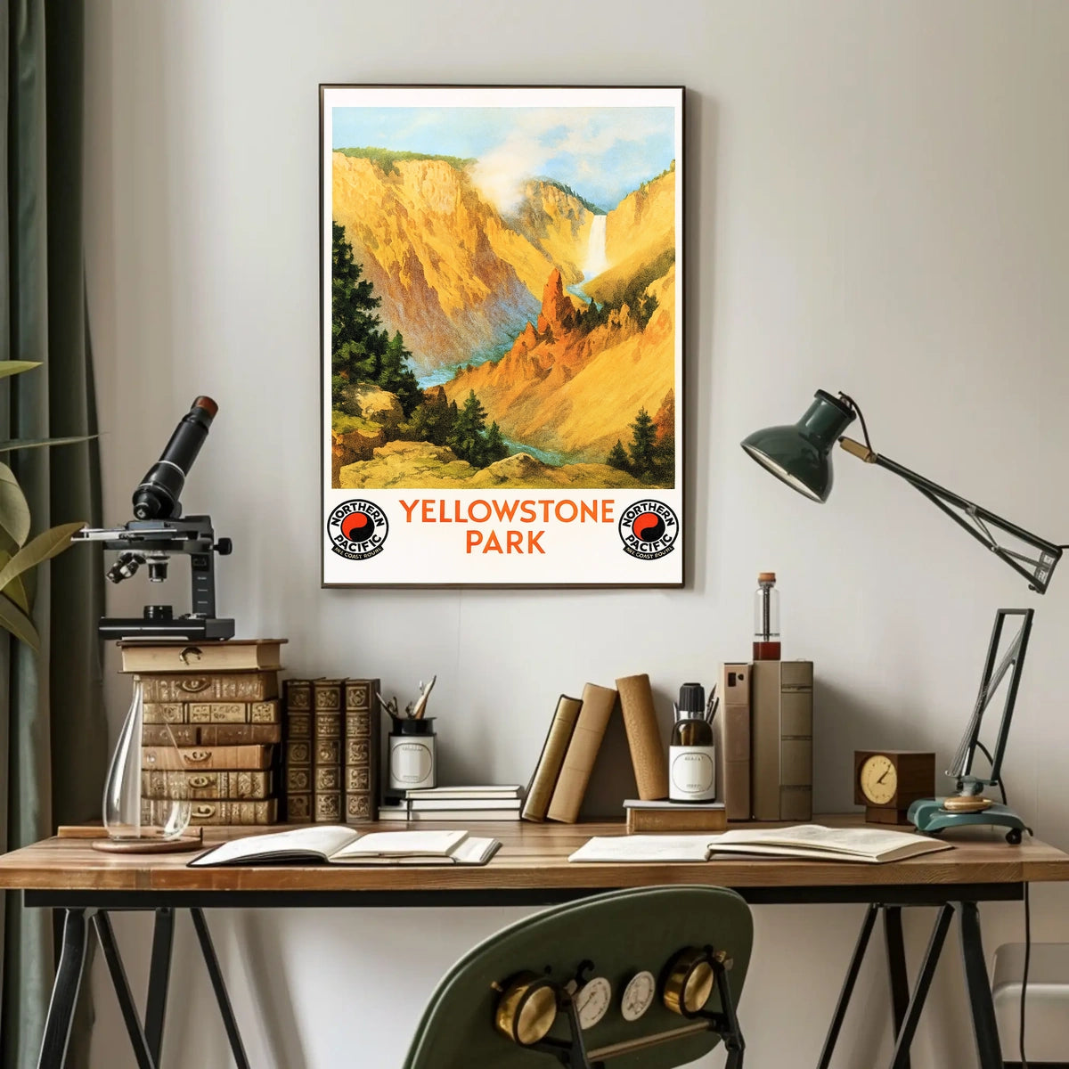 Yellowstone Park Northern Pacific Poster