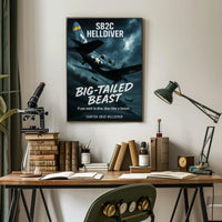 Big-Tailed Beast Curtiss SB2C Helldiver Poster