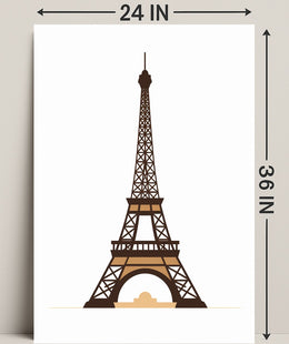 Eiffel Tower Illustration Poster