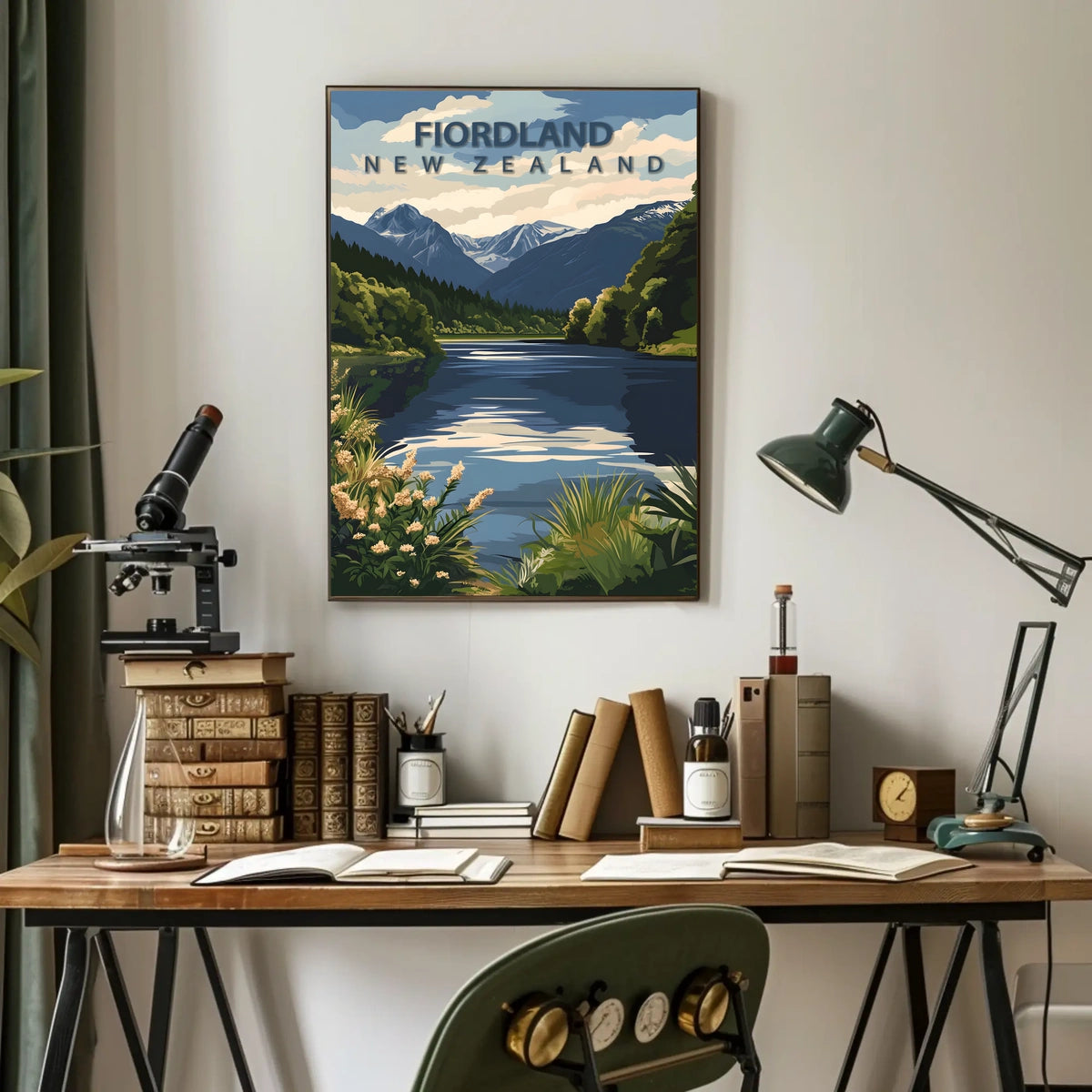 Fiordland, New Zealand Poster
