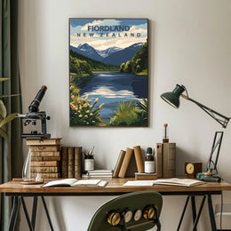 Fiordland, New Zealand Poster