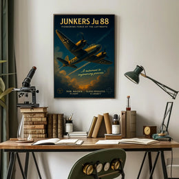 Junkers Ju 88 Pioneering Force of the Luftwaffe Poster