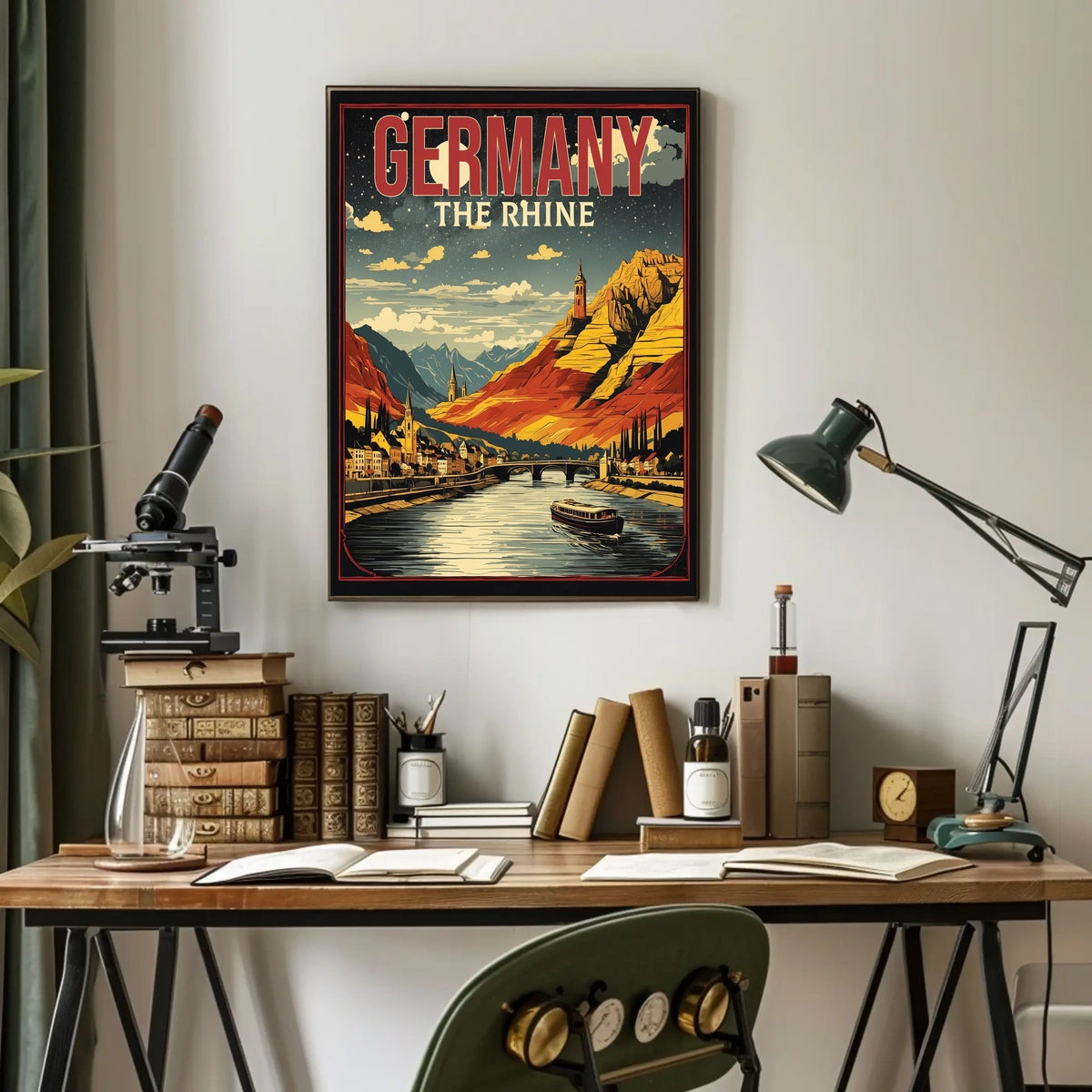 Germany The Rhine Poster