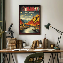 Germany The Rhine Poster