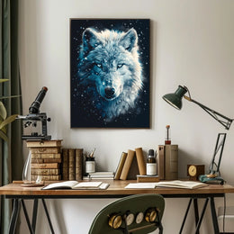 The Majestic Wolf Poster