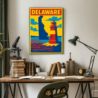 Delaware Lighthouse Poster
