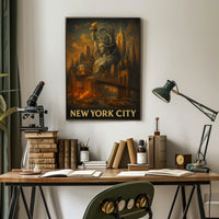New York City Iconic Landmarks Poster