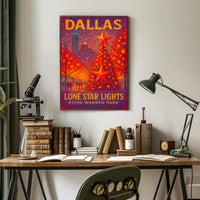 Lone Star Lights At Klyde Warren Park Poster