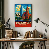 Oklahoma City Route 66 Poster