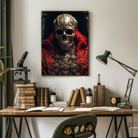 Regal Skull Artistry Poster PosterGoat