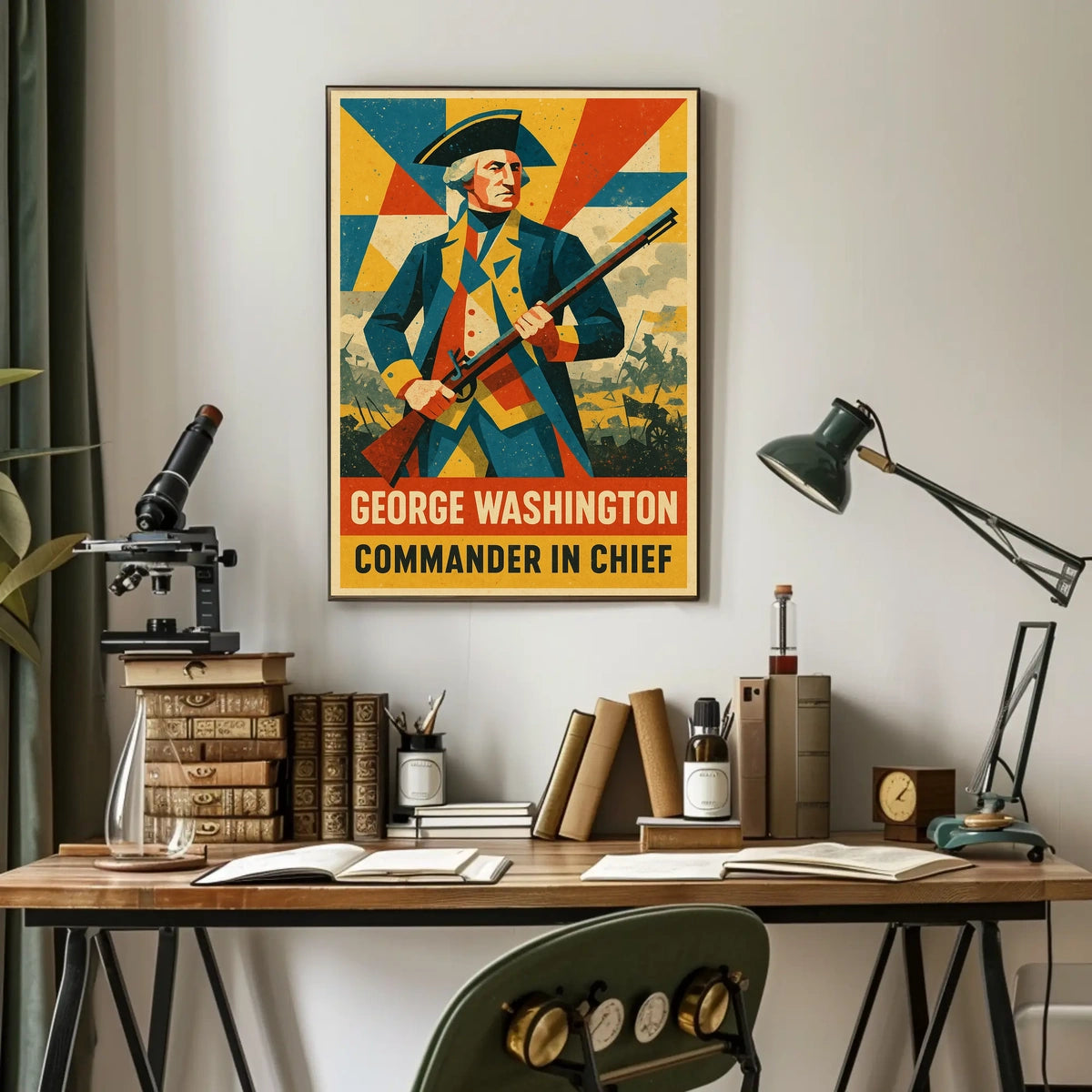 George Washington Commander In Chief Poster