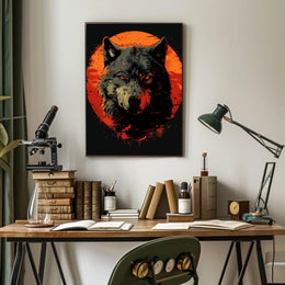 The Fierce Wolf Poster