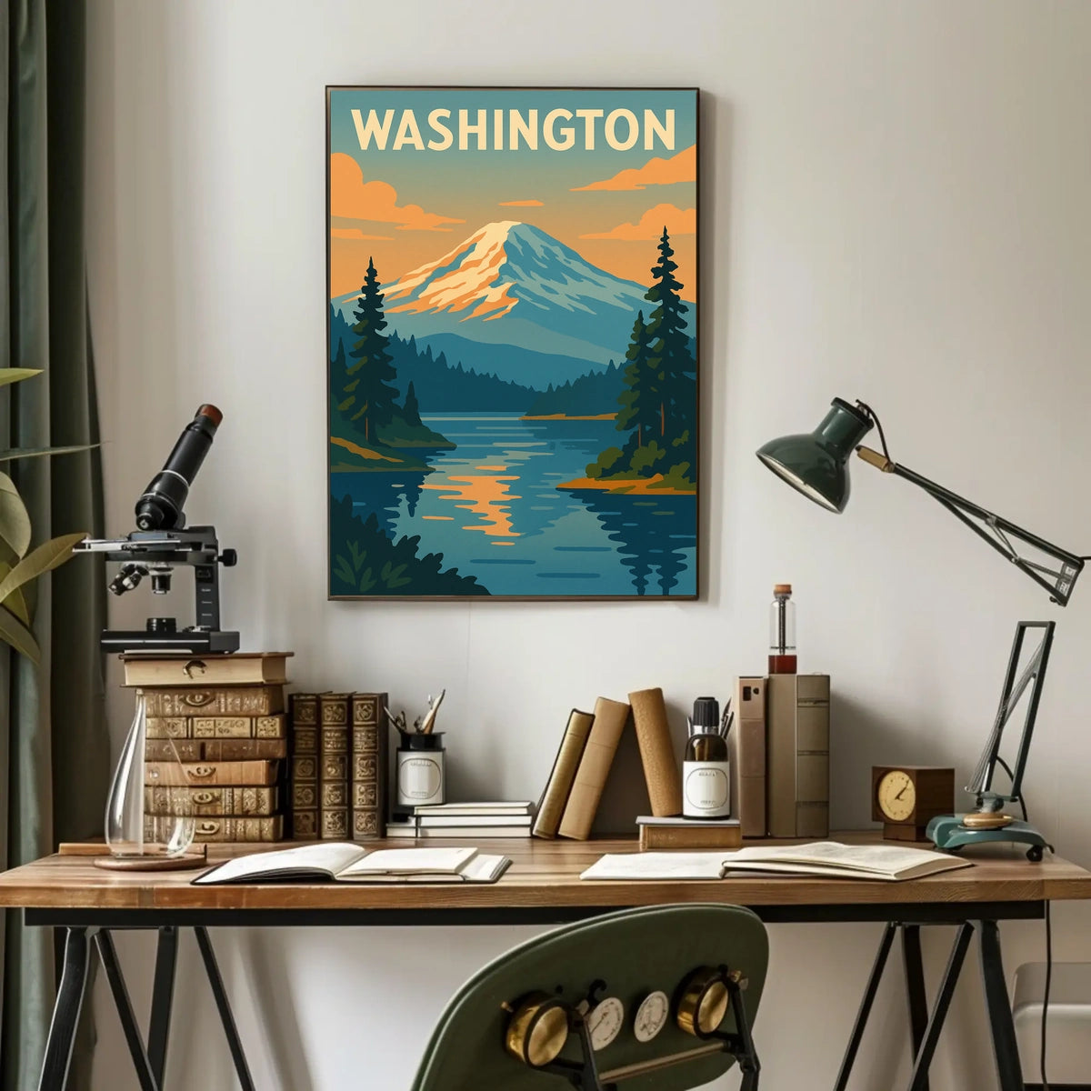 Washington Scenic Landscape Poster