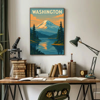 Washington Scenic Landscape Poster