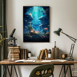 Enchanted Underwater Realm Poster