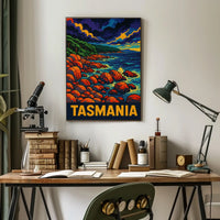 Tasmania Coastal Landscape Poster