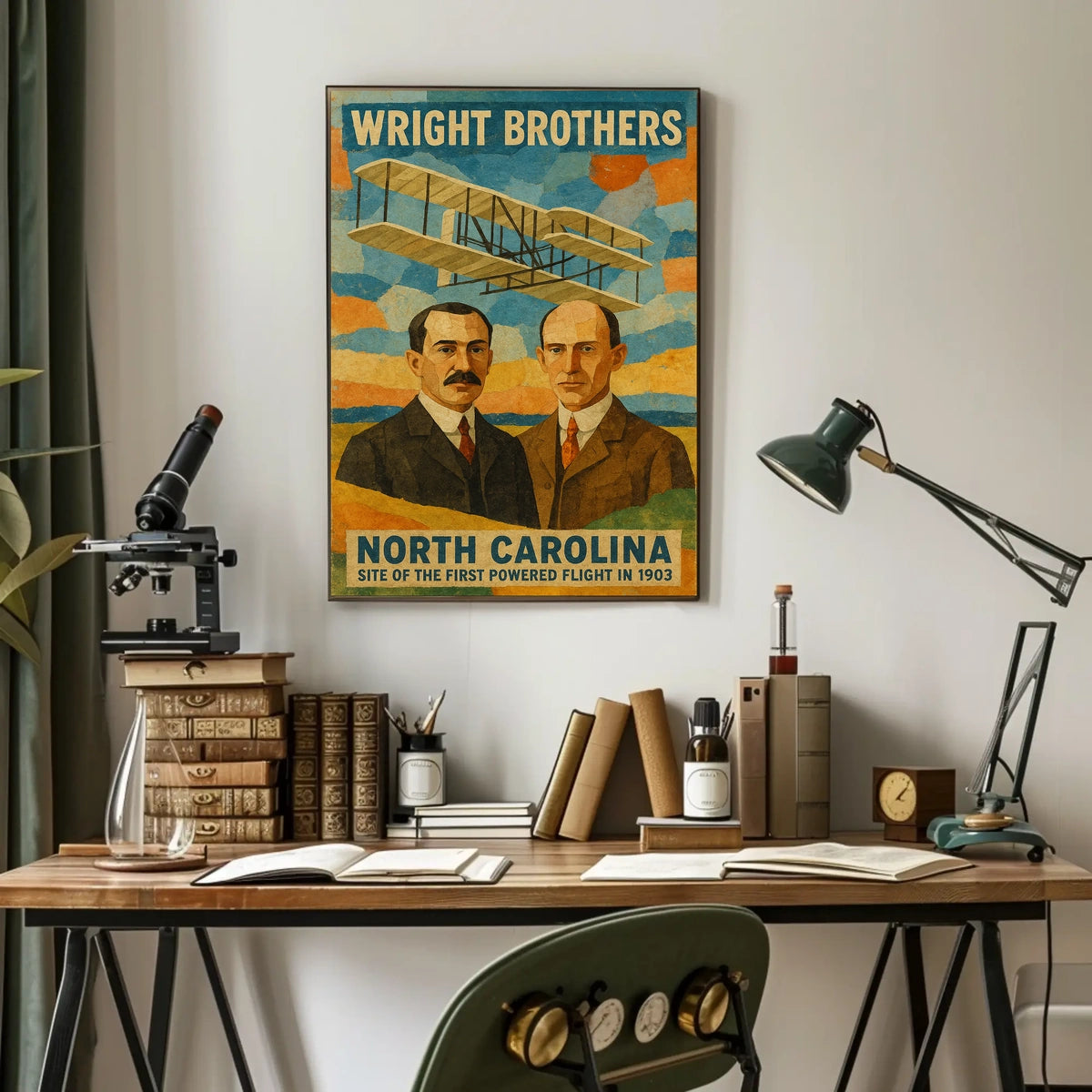 Wright Brothers Pioneers Of Flight Poster