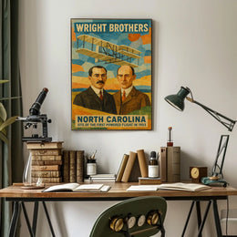 Wright Brothers Pioneers Of Flight Poster