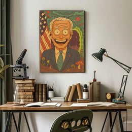 Cosmic Presidential Portrait Poster PosterGoat
