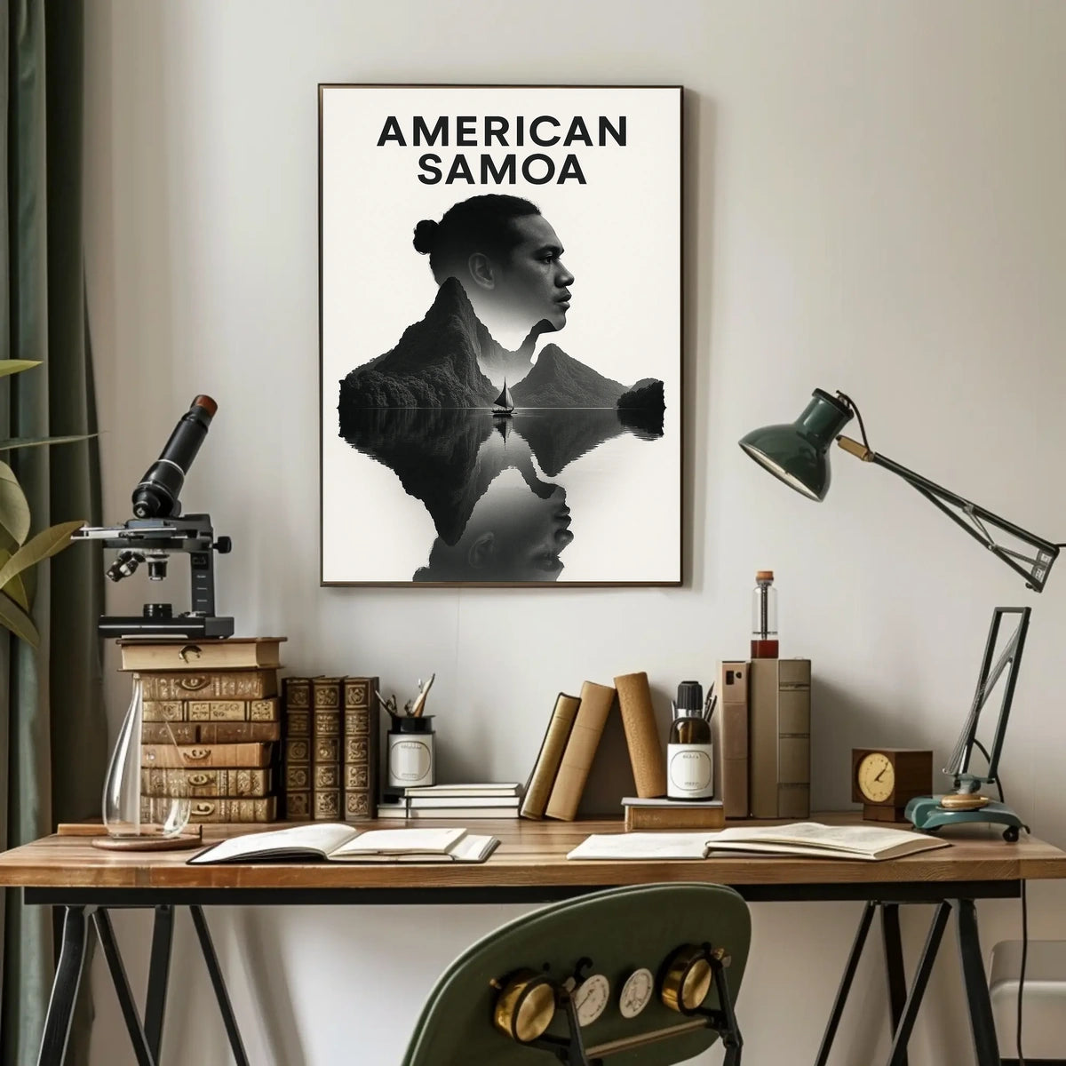 American Samoa A Cultural Reflection Poster