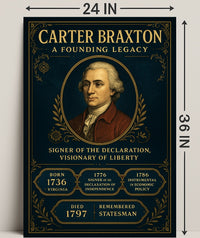 Carter Braxton A Founding Legacy Poster PosterGoat