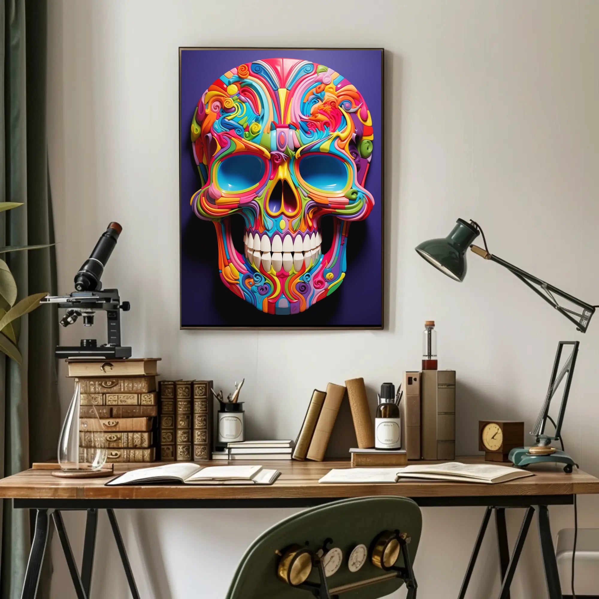 Day of the Dead Cultural Heritage Poster Wall Art