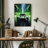 Speeding Through the Future Poster PosterGoat