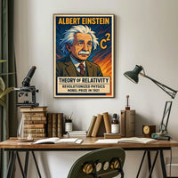 Albert Einstein Theory Of Relativity Poster