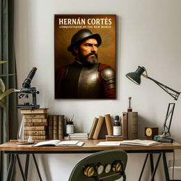Hernán Cortés Conquistador of the New World Poster PosterGoat