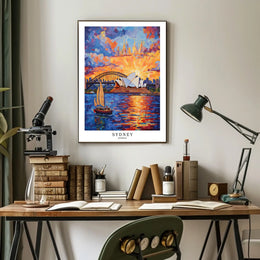 Sydney A Vibrant Cityscape Poster