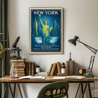 New York Landmarks Poster