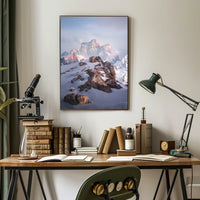 Majestic Mountain Peaks Poster