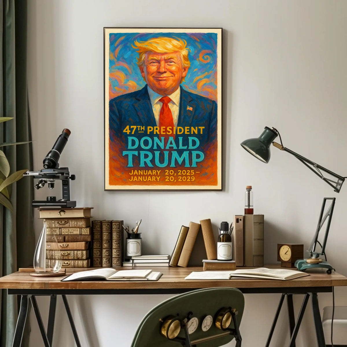Trump Vision Triumph Patriotic Pop Art Poster
