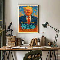Trump Vision Triumph Patriotic Pop Art Poster