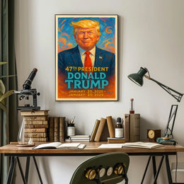Trump Vision Triumph Patriotic Pop Art Poster