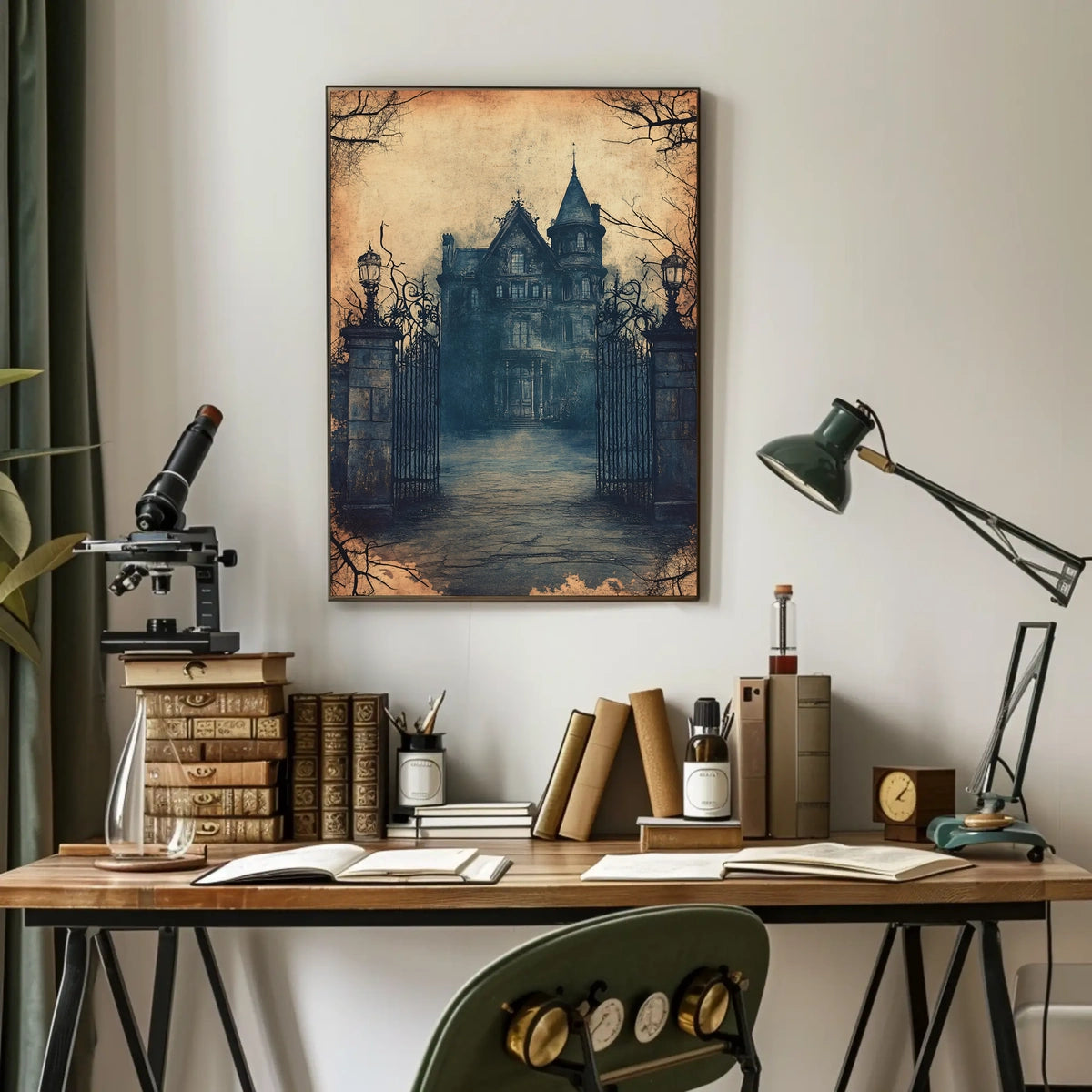 Victorian Mystery Mansion Cultural or Heritage Poster