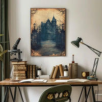 Victorian Mystery Mansion Cultural or Heritage Poster